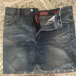 Lucky brand Jean skirt